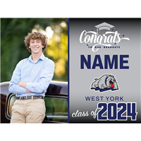 West York Graduation Sign with Photo