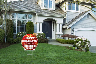 Holiday Ornament Signs Option 6